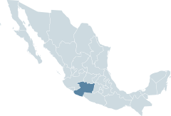 Michoacán de Ocampo Karte