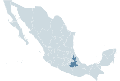 Puebla Karte