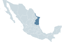 Tamaulipas Karte