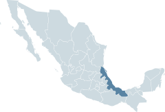 Veracruz de Ignacio de la Llave Karte