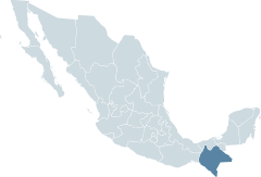 Chiapas Karte